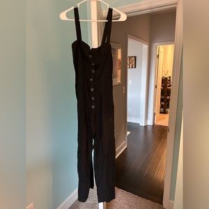 Reformation Black Jumpsuit